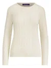 Ralph Lauren Cable-knit Sweater In Brown