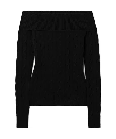 Ralph Lauren Cable-knit Sweater In Black