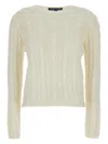 Ralph Lauren Cable-knit Sweater In Neutral