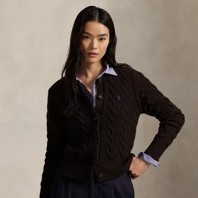 Ralph Lauren Cable-knit Wool-cashmere Cardigan