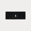 Ralph Lauren Cable-knit Wool-cashmere Headband In Black