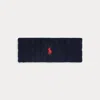 Ralph Lauren Cable-knit Wool-cashmere Headband In Blue