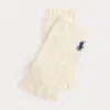 Ralph Lauren Cable Wool-cashmere Fingerless Gloves In Neutral