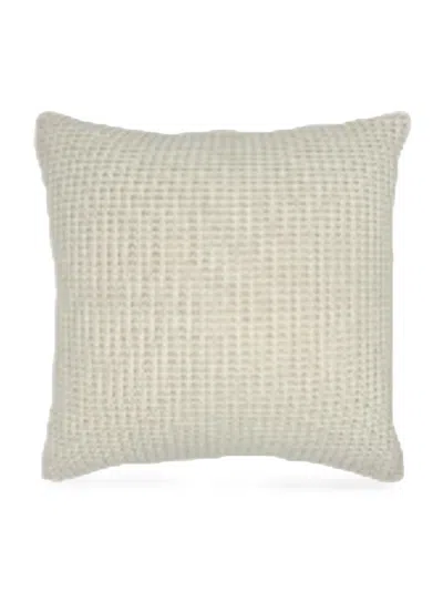 Ralph Lauren Cable-knit Cashmere Throw Pillow In Sand