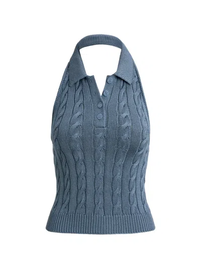 Ralph Lauren Cable-knit Sweater In Blue