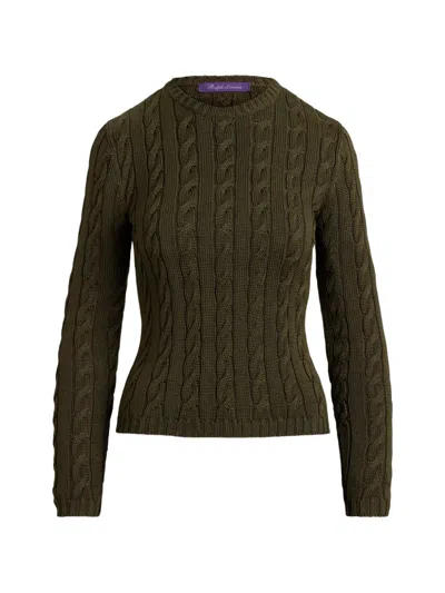 Ralph Lauren Cable-knit Sweater In Green