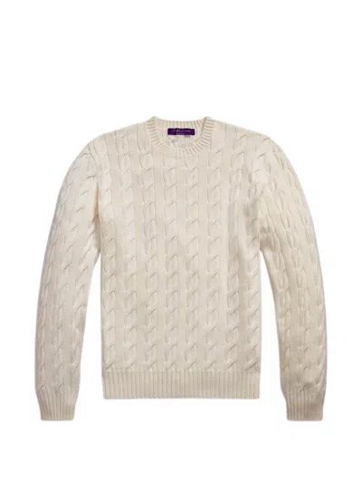 Ralph Lauren Cable-knit Sweater In Neutral