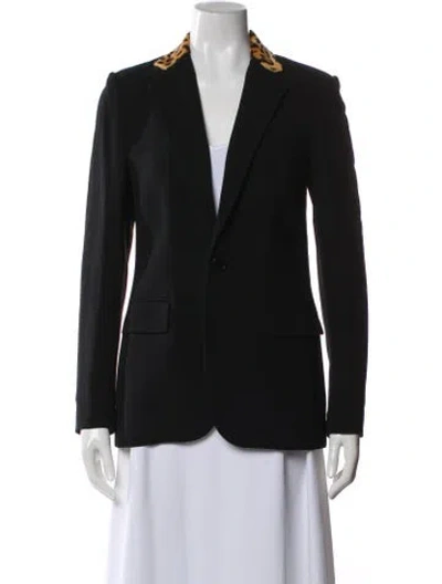 Pre-owned Ralph Lauren Calf Hair Fur Jacket W/ Tags In Black