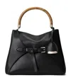 Ralph Lauren Calfskin The Ralph Top-handle Bag In Black