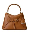 Ralph Lauren Calfskin The Ralph Top-handle Bag In Brown
