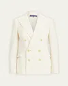 Polo Ralph Lauren Camden Cashmere Jacket In Cream