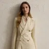 Polo Ralph Lauren Camden Linen Jacket In Lux Cream