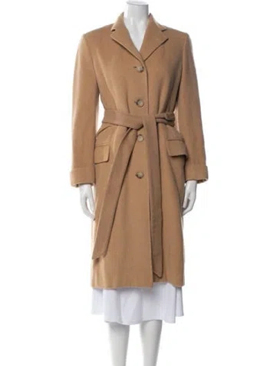 Pre-owned Ralph Lauren Camel Hair Coat In Neutral
