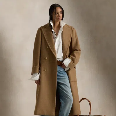 Polo Ralph Lauren Camel-hair Long Polo Coat