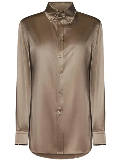 Ralph Lauren Cameron Shirt In Silver