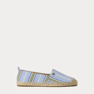 Ralph Lauren Cameryn Iii Striped Jacquard Espadrille In Multi