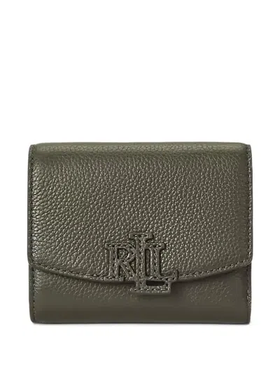 Ralph Lauren Cameryn Leather Wallet In Green