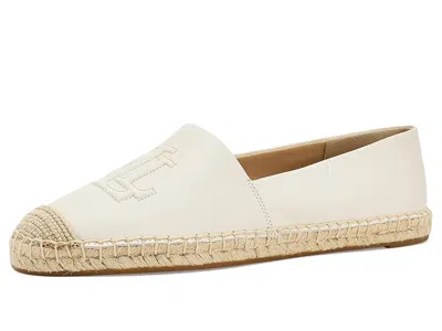 Ralph Lauren Cameryn Nappa Leather Espadrille In Brown