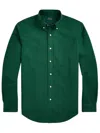 Ralph Lauren Custom Fit Cotton Shirt In Green