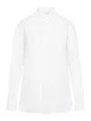 Ralph Lauren Adrien Linen Shirt With Long Sleeves In White