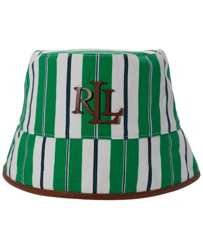 Ralph Lauren Canvas Bucket Hat In Multi
