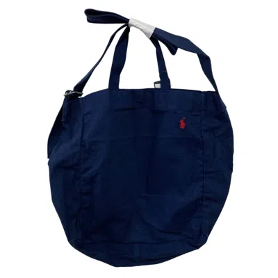 Pre-owned Ralph Lauren Canvas Shoulder Bag Tote Bag () In Blue
