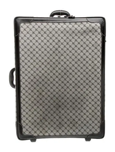 Pre-owned Ralph Lauren Canvas Suitcase In Grey