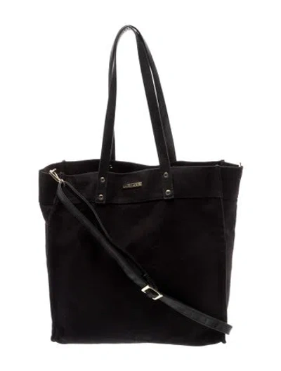 Pre-owned Ralph Lauren Canvas Tote In Black