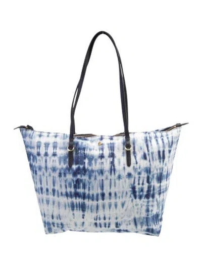 Pre-owned Ralph Lauren Canvas Tote In Blue