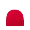 Ralph Lauren Cable-knit Wool-cashmere Beanie In Red