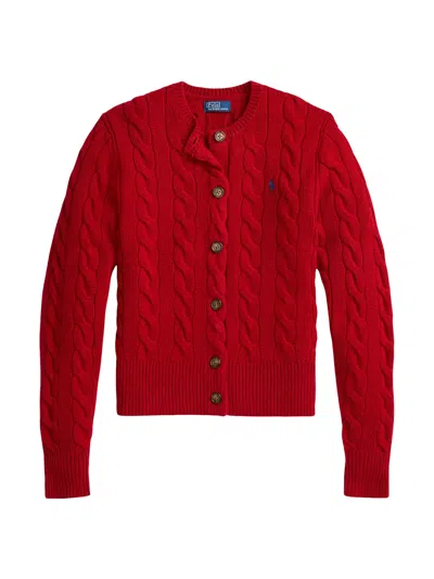 Ralph Lauren Cardigan In Red