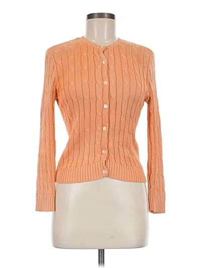 Pre-owned Ralph Lauren Cardigan Sweater In Orange