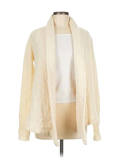 Pre-owned Ralph Lauren Cardigan Sweater In White