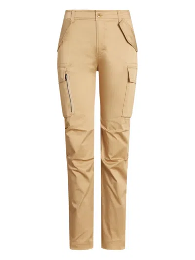 Ralph Lauren Cargo Pants In Nude