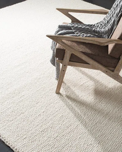 RALPH LAUREN CARISBROOKE CREAM HAND-WOVEN RUG, 10' X 14'