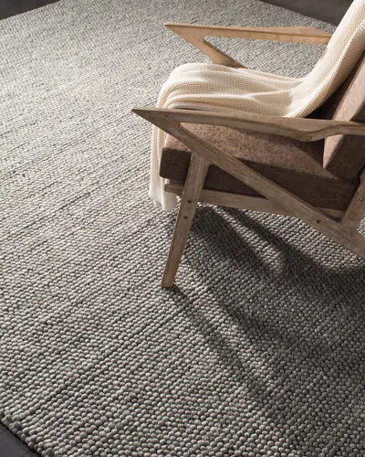 Ralph Lauren Carisbrooke Hand-woven Rug, 2' X 8' In Dark Grey