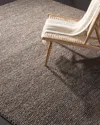 Ralph Lauren Carisbrooke Hand-woven Rug, 5' X 8' In Chocolate