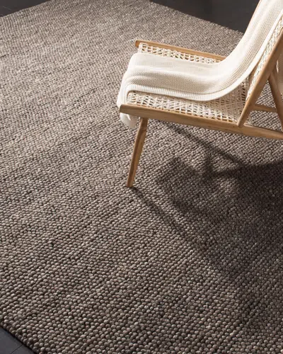 Ralph Lauren Carisbrooke Hand-woven Rug, 5' X 8' In Chocolate