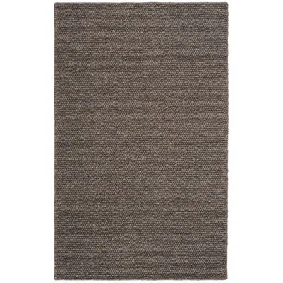 Ralph Lauren Carisbrooke Lauren  Hand Woven Wool/cotton Solid Color Rug In Chocolate