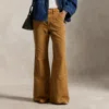 Ralph Lauren Carpenter Flare Pant In Brown
