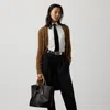 Ralph Lauren Cashmere-alpaca Long Cardigan In Brown
