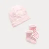 Polo Ralph Lauren Babies' Cashmere Beanie & Bootie Set In Morning Pink