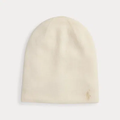 Ralph Lauren Cashmere Beanie In Neutral
