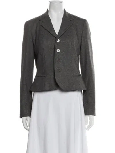 Pre-owned Ralph Lauren Cashmere Blazer In Gray