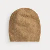 Ralph Lauren Cashmere-blend Donegal Hat In Brown