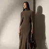 Polo Ralph Lauren Cashmere-blend Sweater Day Dress In Taupe Melange