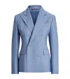 Ralph Lauren Double-breasted Blazer In Blue