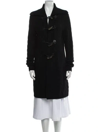 Pre-owned Ralph Lauren Cashmere Cowl Neck Sweater In Black