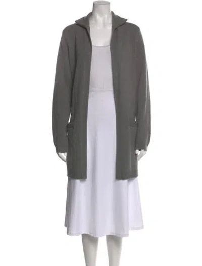 Pre-owned Ralph Lauren Cashmere Cowl Neck Sweater In Gray