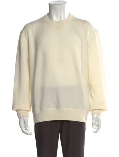 Pre-owned Ralph Lauren Cashmere Crew Neck Polo Sweater In Neutral